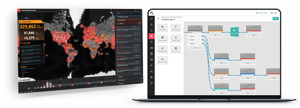 Everbridge + Sign In Enterprise interfaces