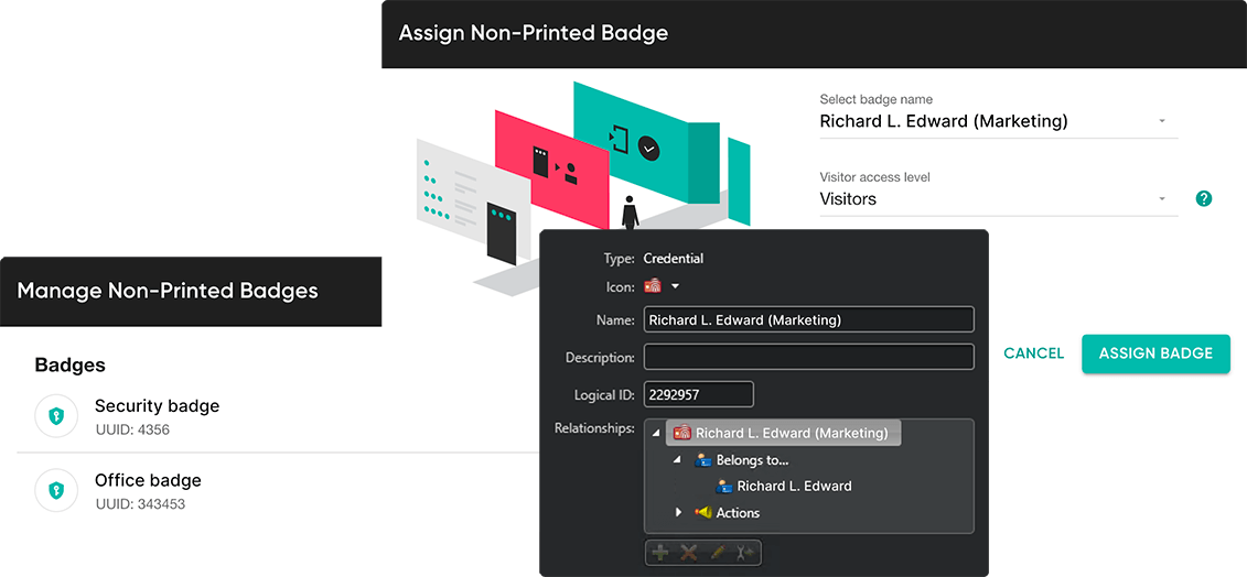 Https://signinenterprise.com/wp content/uploads/Genetec screens Traction Guest integration.png